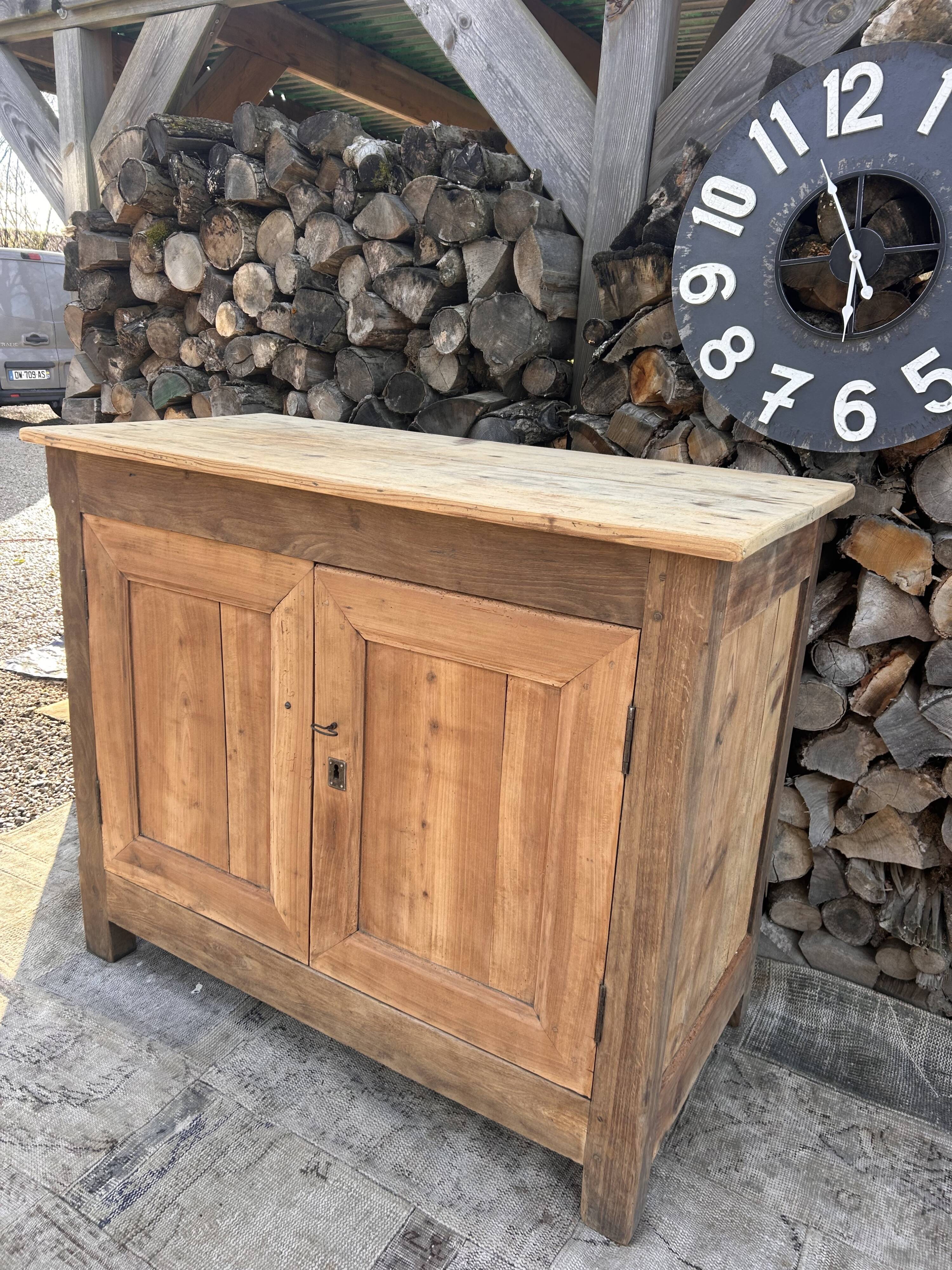 Renovated wooden sideboard