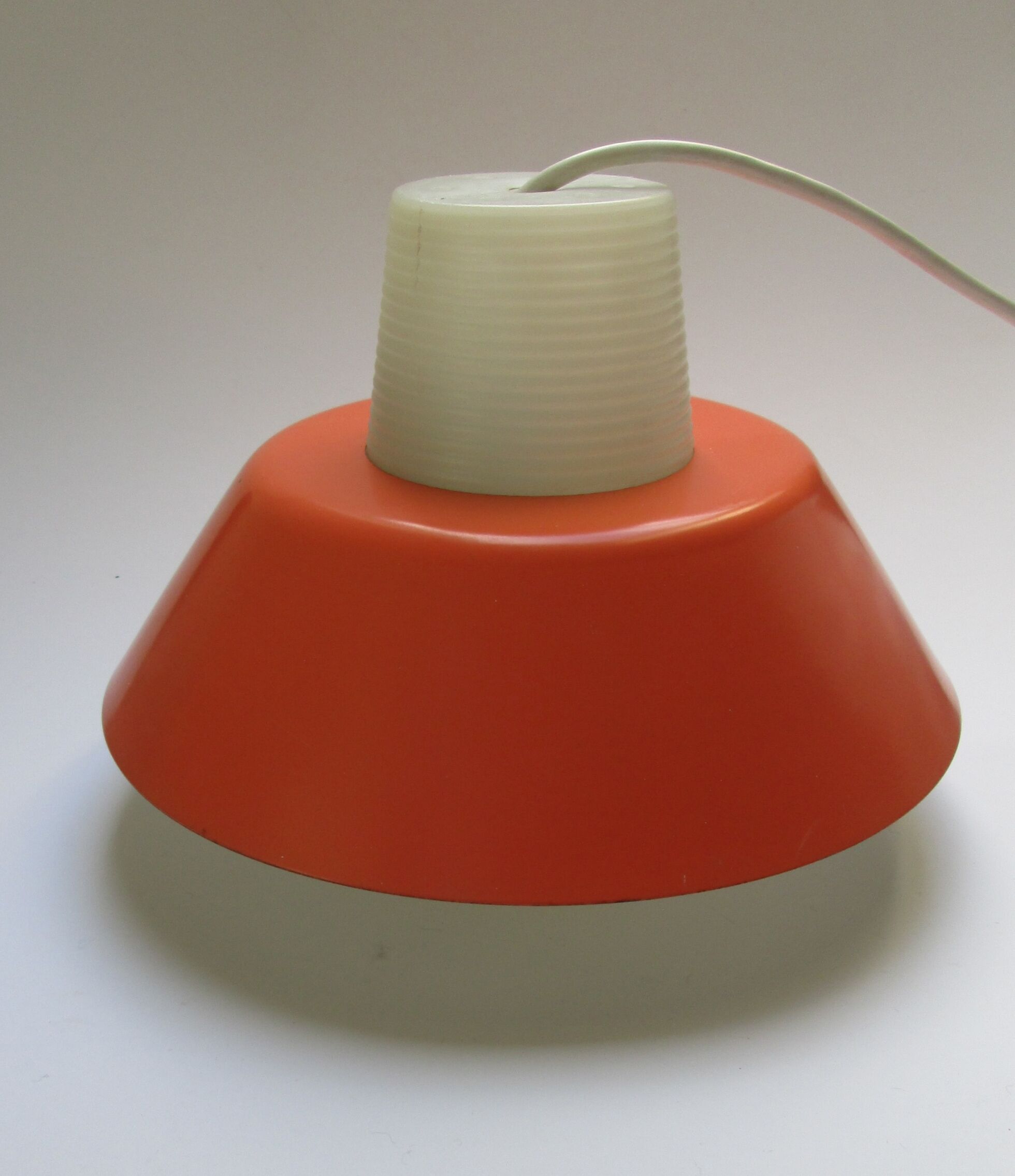 Small danish design 1960s mid century plastic+metal hanging