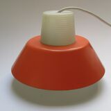 Small danish design 1960s mid century plastic+metal hanging