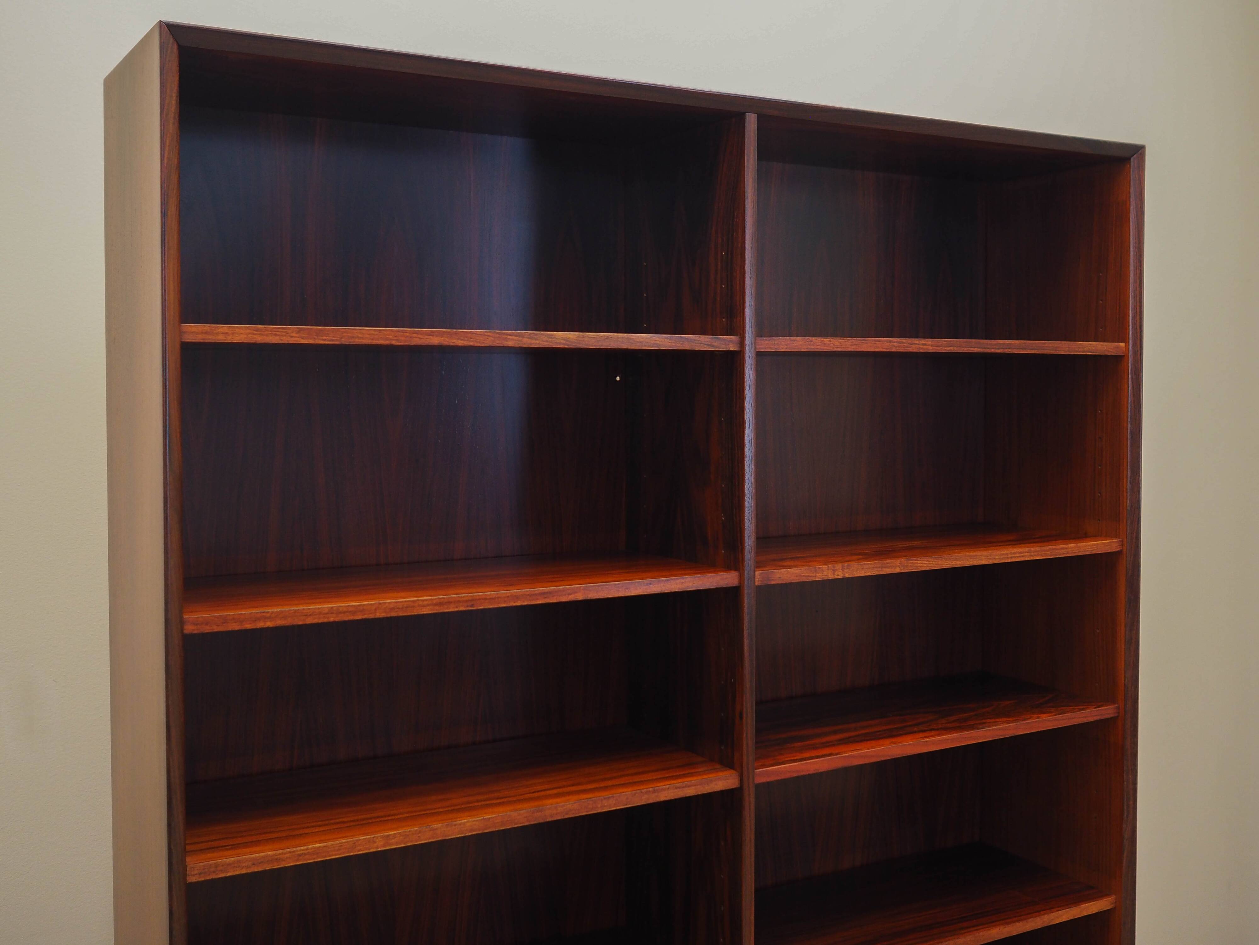 Rosewood bookcase, Danish design, 1970s, manufacturer: Hundevad