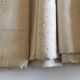 Drap et taies trousseau de réserve en fil de lin brodé de perles