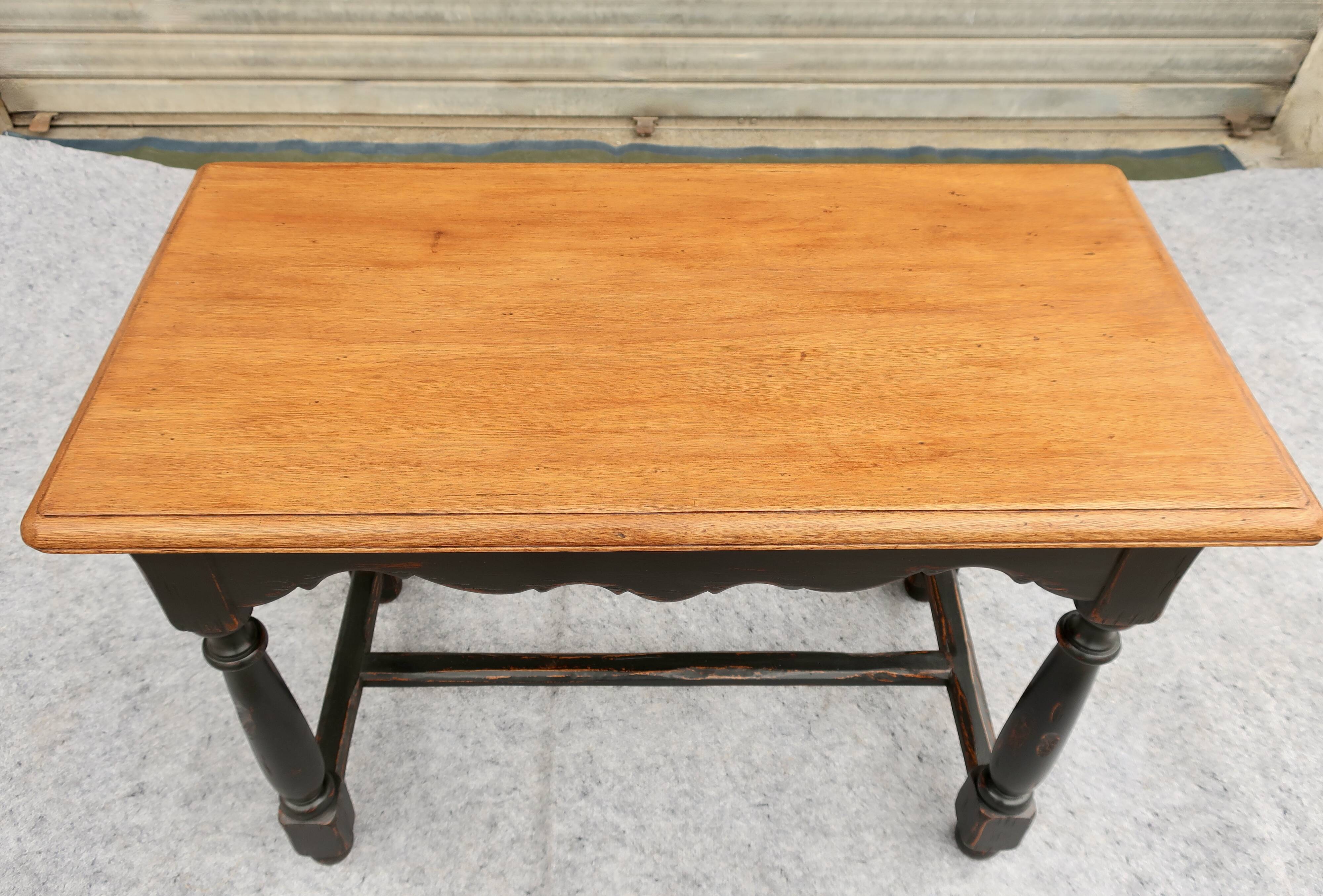 Table bureau vintage patinée