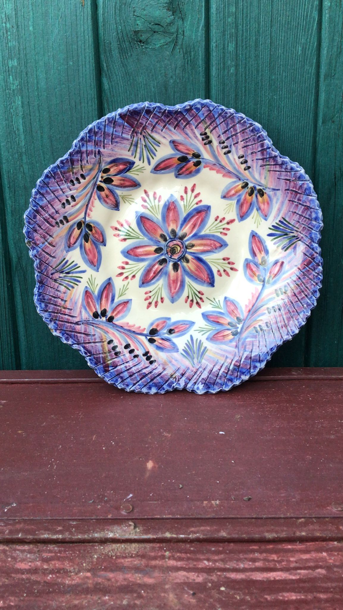 Rochefort earthenware plate