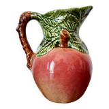 Vintage apple slip pitcher