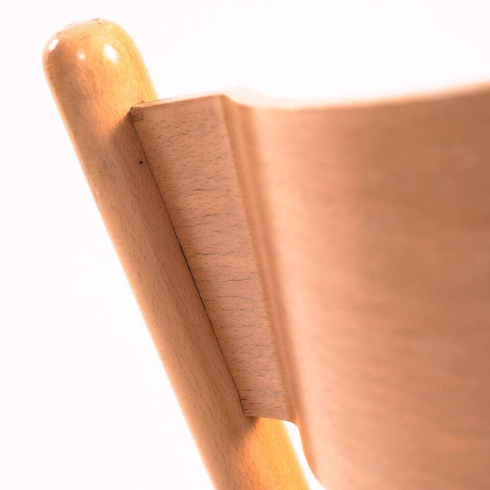 Vintage Italian straw folding chairs, set of 3