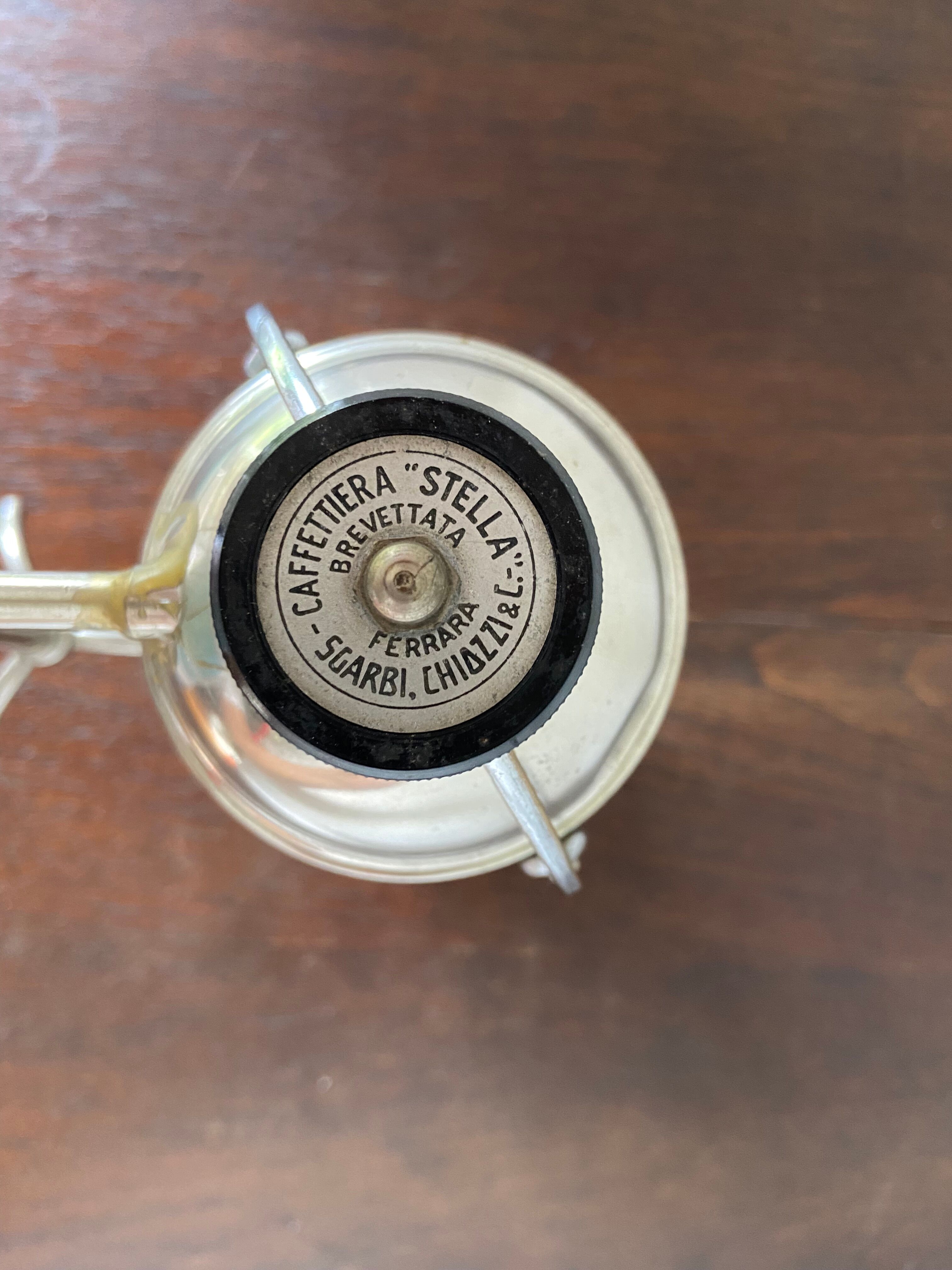 Antique pressure coffee maker 3 taps
