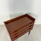 1960s Vintage Small Danish Teak Dresser by Edmund Jørgensen