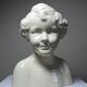 Large Art Deco faience bust from Sarreguemines, early period
