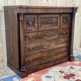 Commode Victorienne XIXème en acajou