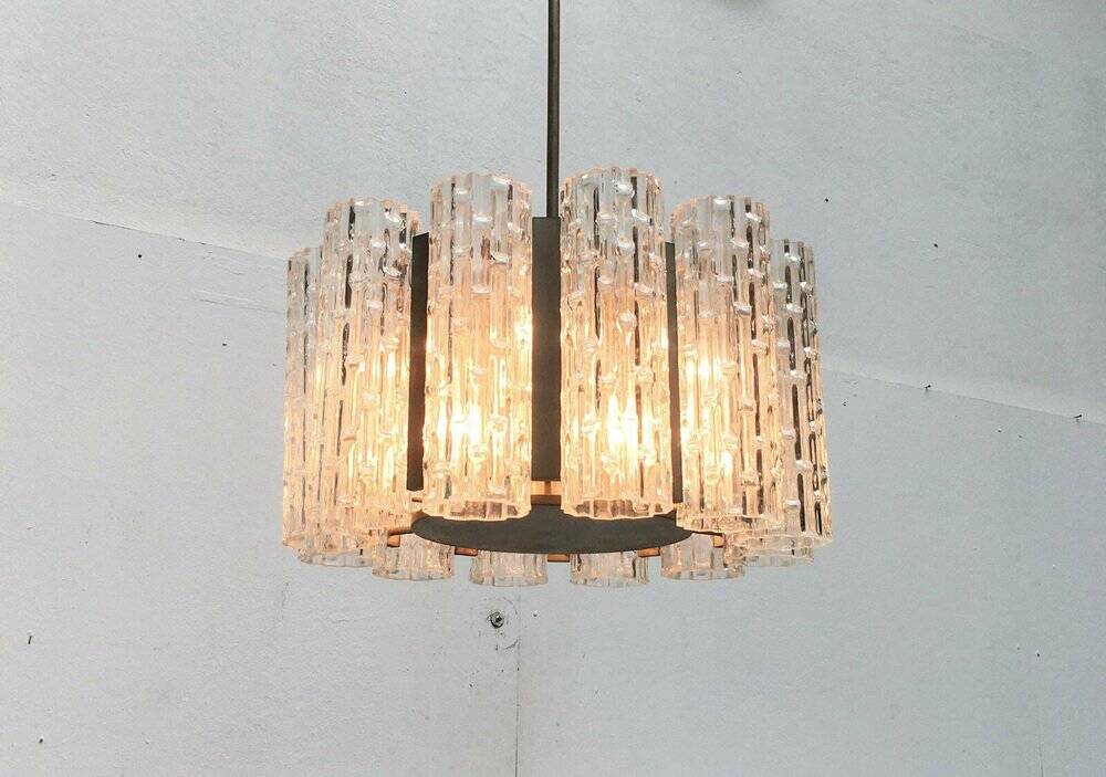 Lustre allemand Space Age milieu du siècle par Doria Leuchten, années 1960