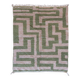 Tapis Contemporain Vert et Beige - 305 x 250 cm