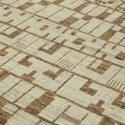 Hand-Knotted Tribal Unique 278 cm x 396 cm Beige Wool Carpet