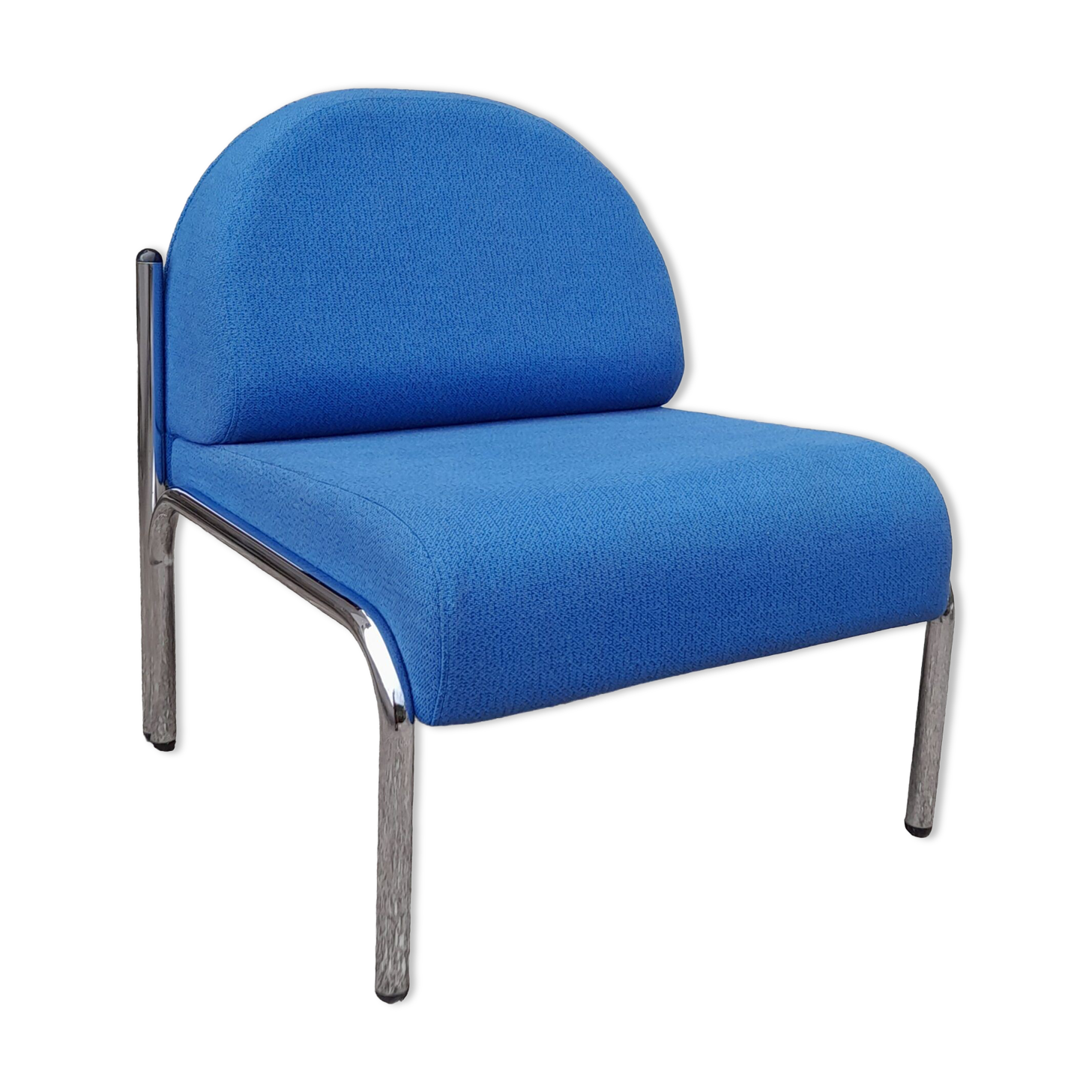 Fauteuil bleu 70s