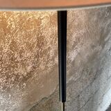 1960s floor lamp in brass and black lacquered steel