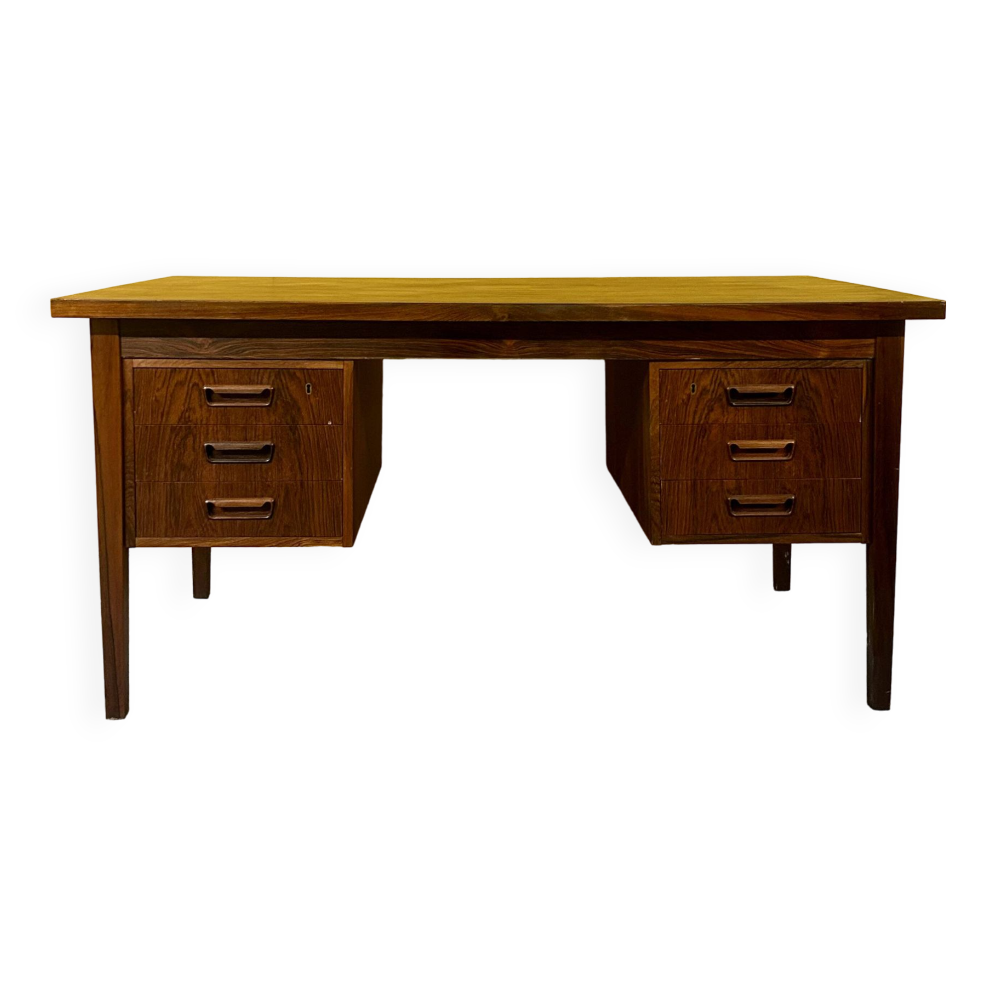 Danish mid - century rosewood desk 1960s