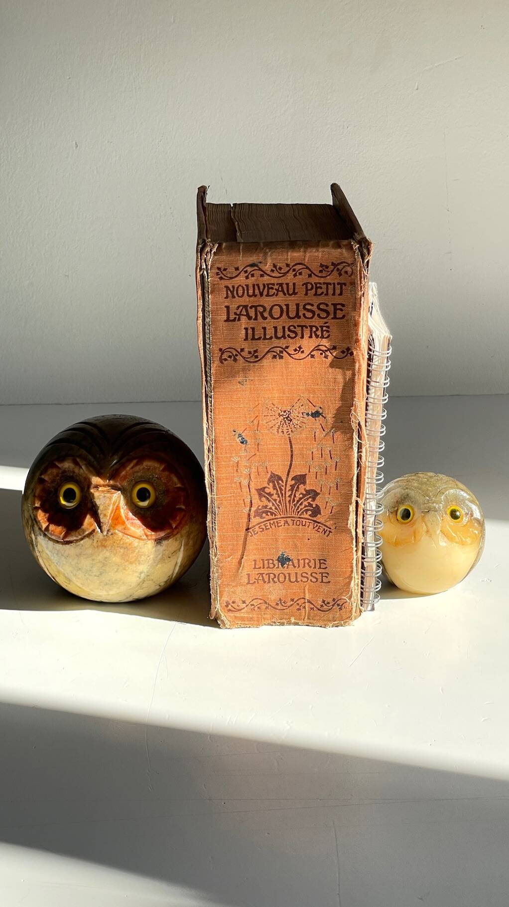 SERRE-LIVRES en Marbre VINTAGE