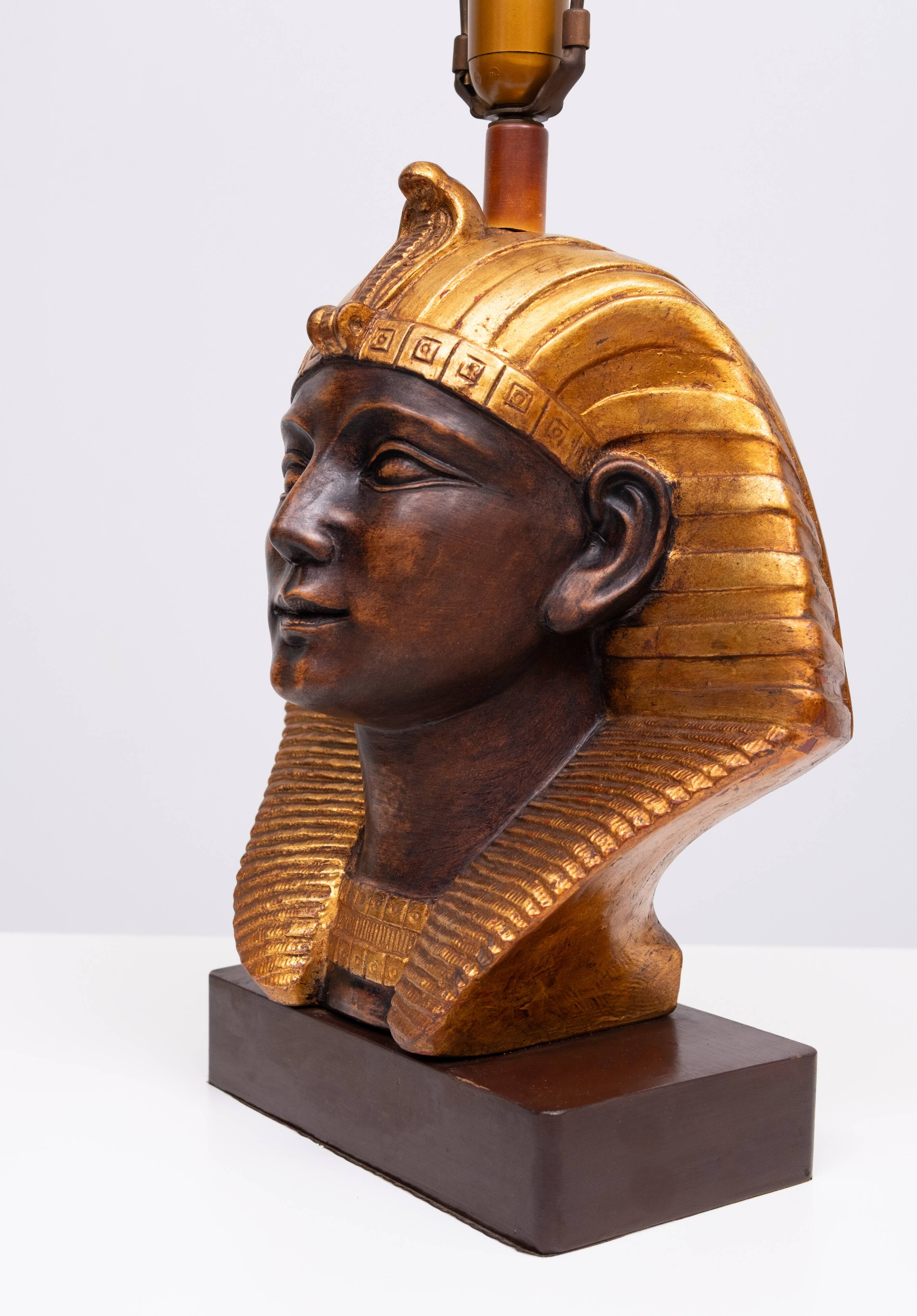 Large Ceramic Toetanchamon Table lamps 1970s