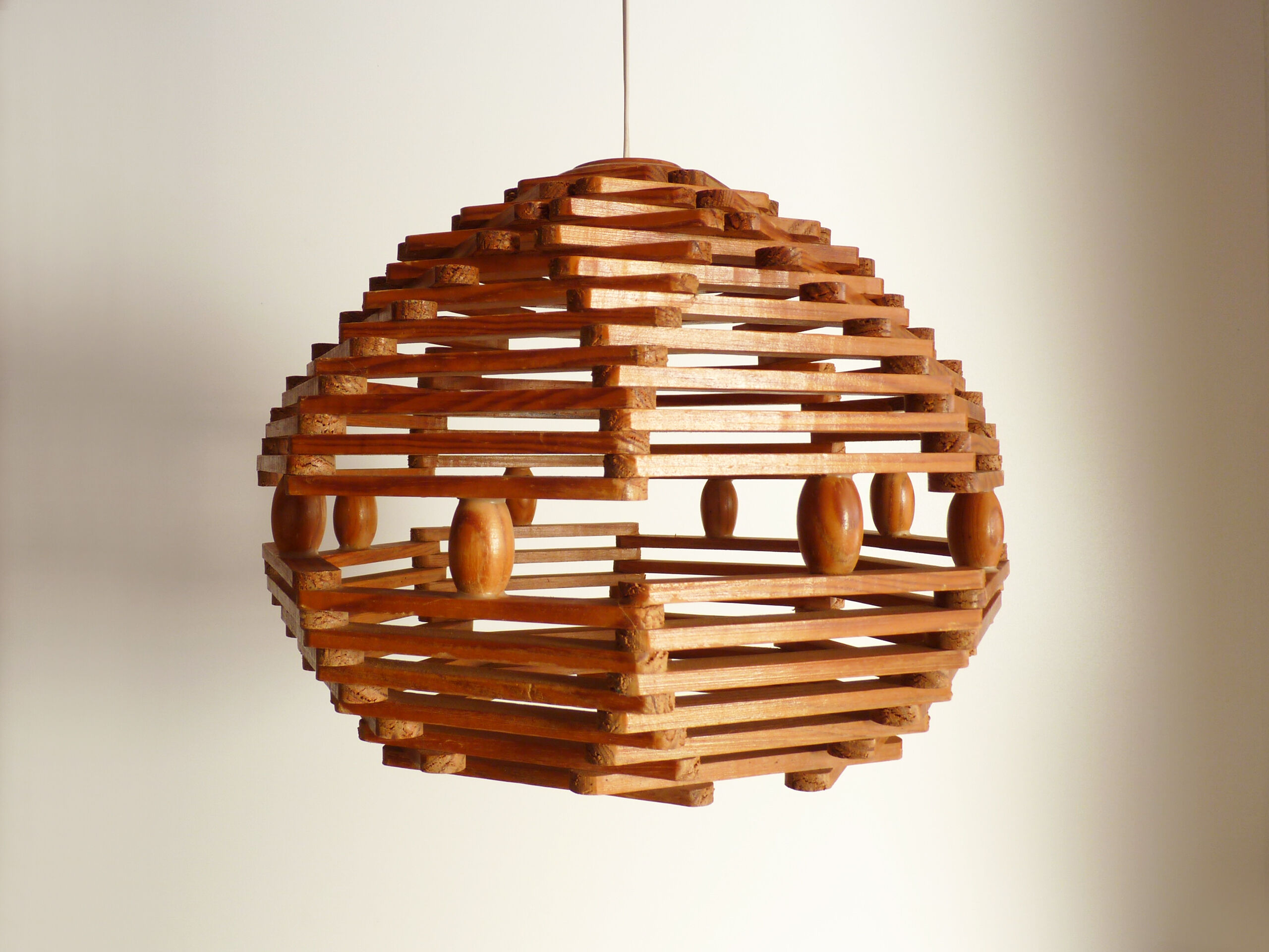 Suspension scandinave luminaire en bois