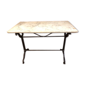 Table de bistrot ancienne dessus marbre