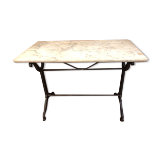 Former top bistro table marble