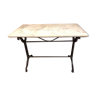 Former top bistro table marble