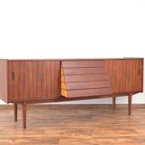 Trio de modèles de buffets Mid-Century en Teck par Nils Jonsson pour Hugo Troeds, Suède, 1960.