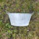 Old zinc basin