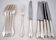 8 fourchettes et 6 couteaux de table Christofle Hotel