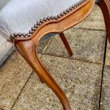 Chaise Louis Philippe restaurée beige
