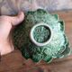 Set of 5 leaf-shaped bowls with strawberries – Caldas da Rainha (Portugal)