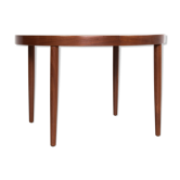 Midcentury Danish round dining table in teak by Gudme 1960s