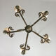 Art-deco brass chandelier, 1930s
