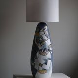Marian Zawadzki "Oryx" Floor Lamp Unique, Tilgmans Ceramic, Sweden, Dated 1963