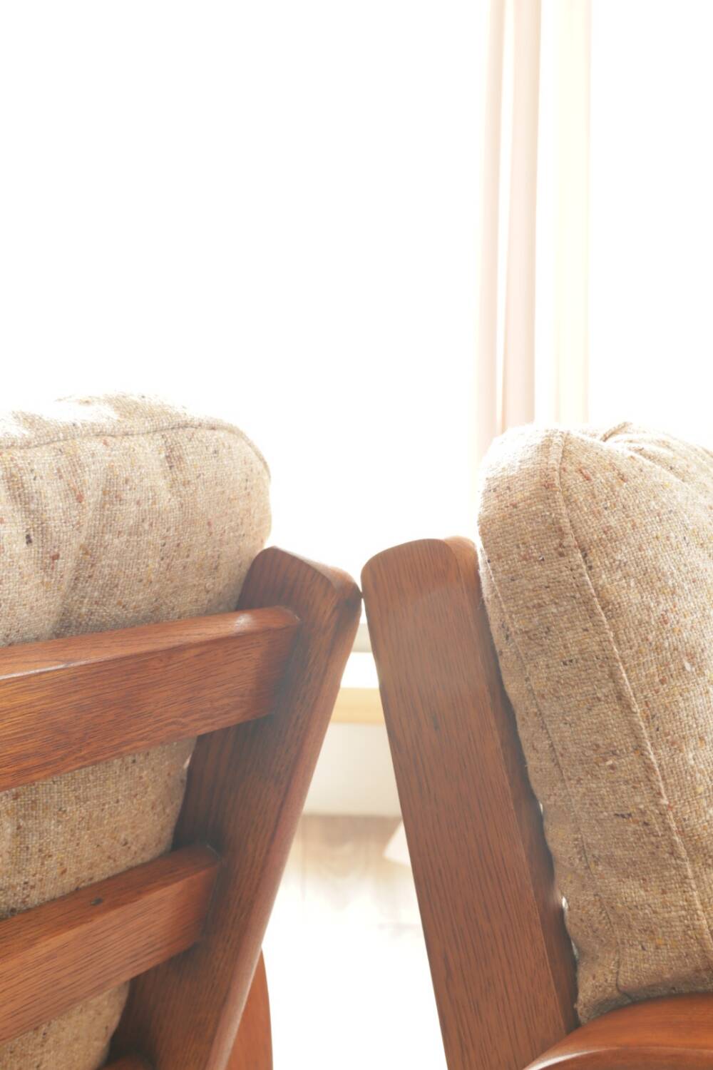 Paire de fauteuils de salon du milieu du siècle, duo tchécoslovaque K. Kozelka et A. Kropacek