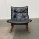 Set of 3 Norwegian Mi-Century Style Siesta Lounge Chairs and Glass Side Table by Ingmar Relling for Westnofa