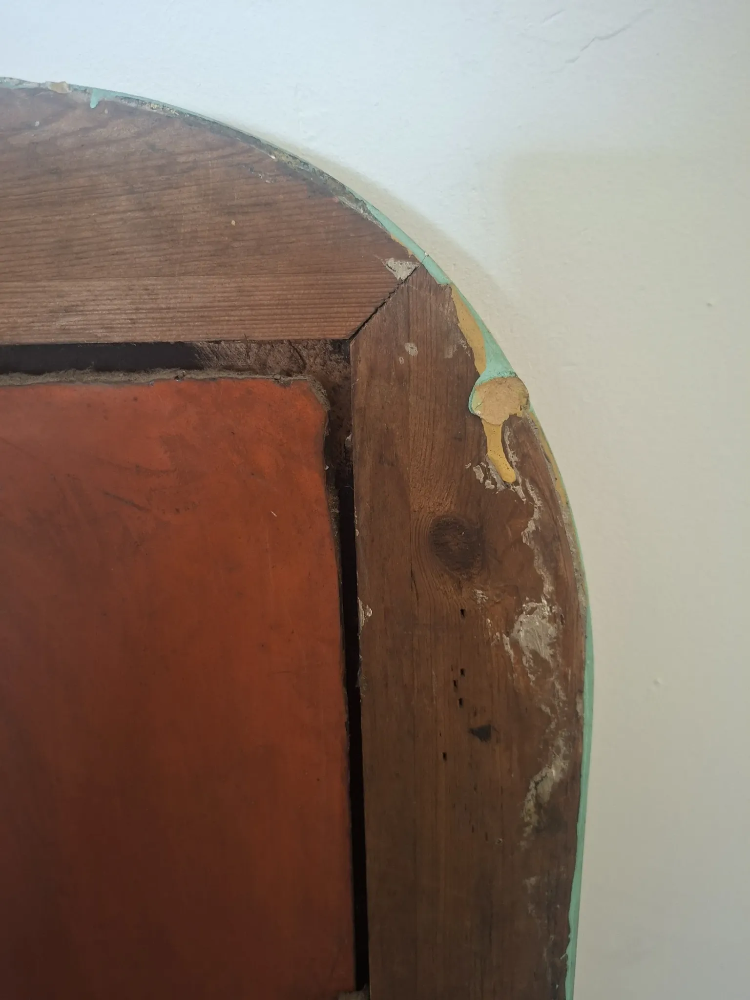 Large Louis-Philippe fireplace mirror, stamp 1899