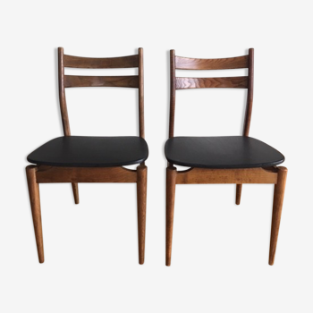 Pair Scandinavian chairs