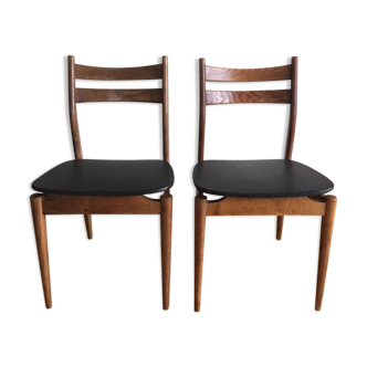 Pair Scandinavian chairs