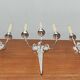 Vintage Italian neoclassical wall sconces in Hollywood Regency style, set of 3.