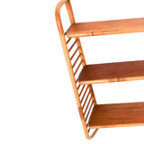 Modular vintage rattan shelf