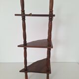Vintage wooden corner shelf