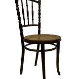 Thonet dining chair model 232, circa 1930 - dining chair with webbing seat