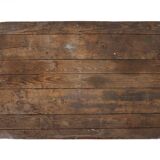 French industrial console table in solid wood, 1920s