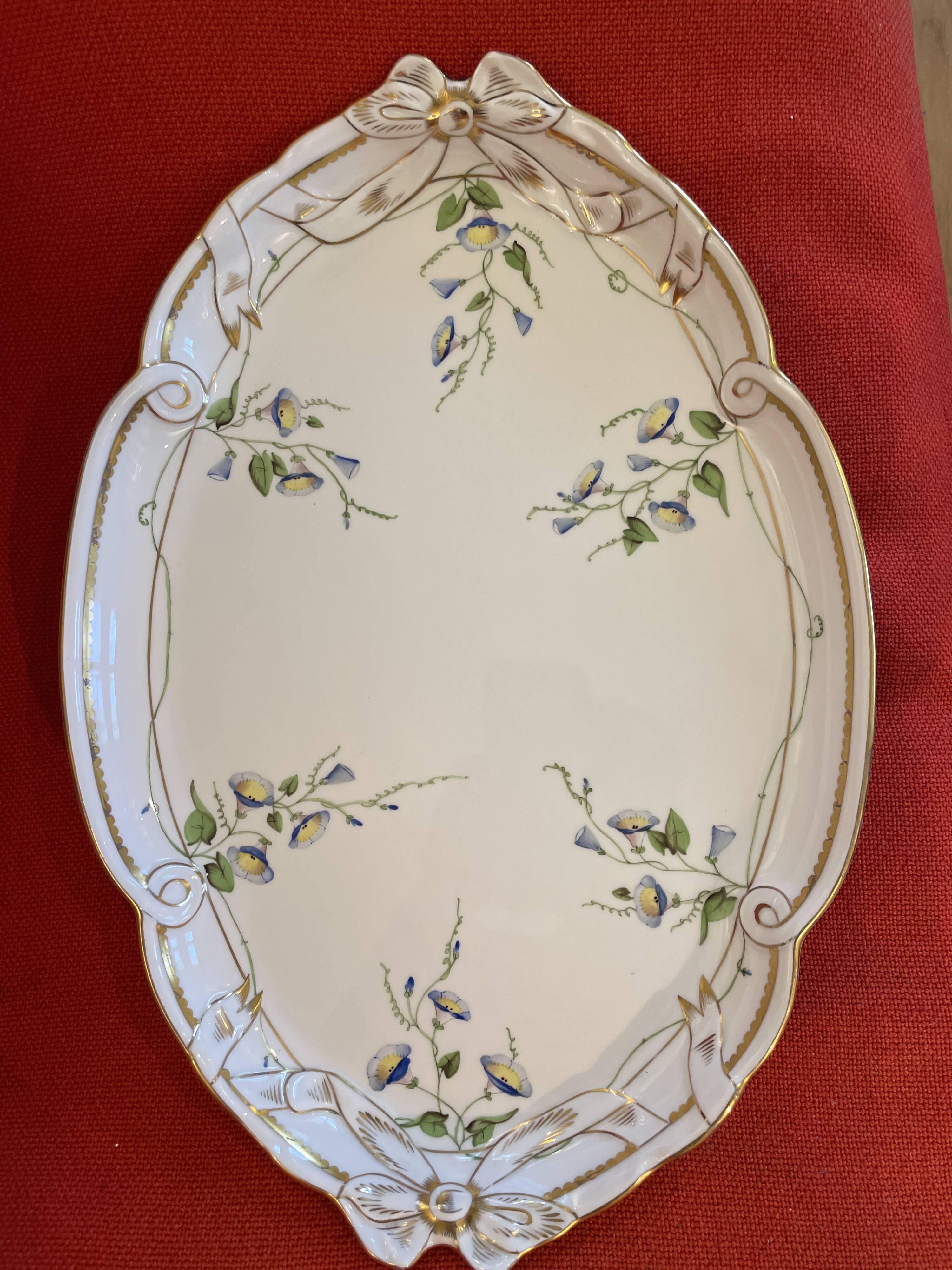 Plat fleuri