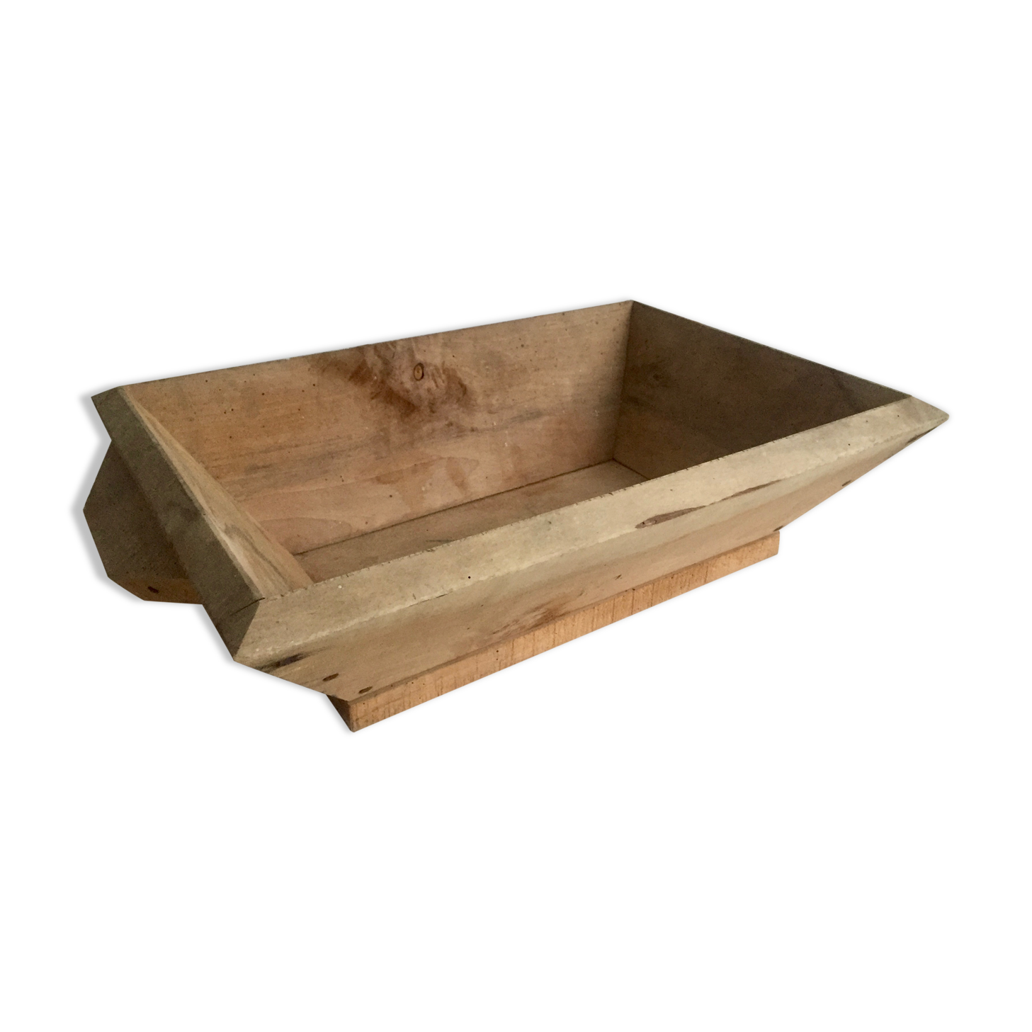 Former ferry in rough wood