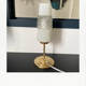 Diamond: brass lamp and antique glassware