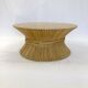 Wheat Sheaf coffee table by McGuire America, 60s/70s