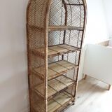 Shelf in rattan style Emmanuelle