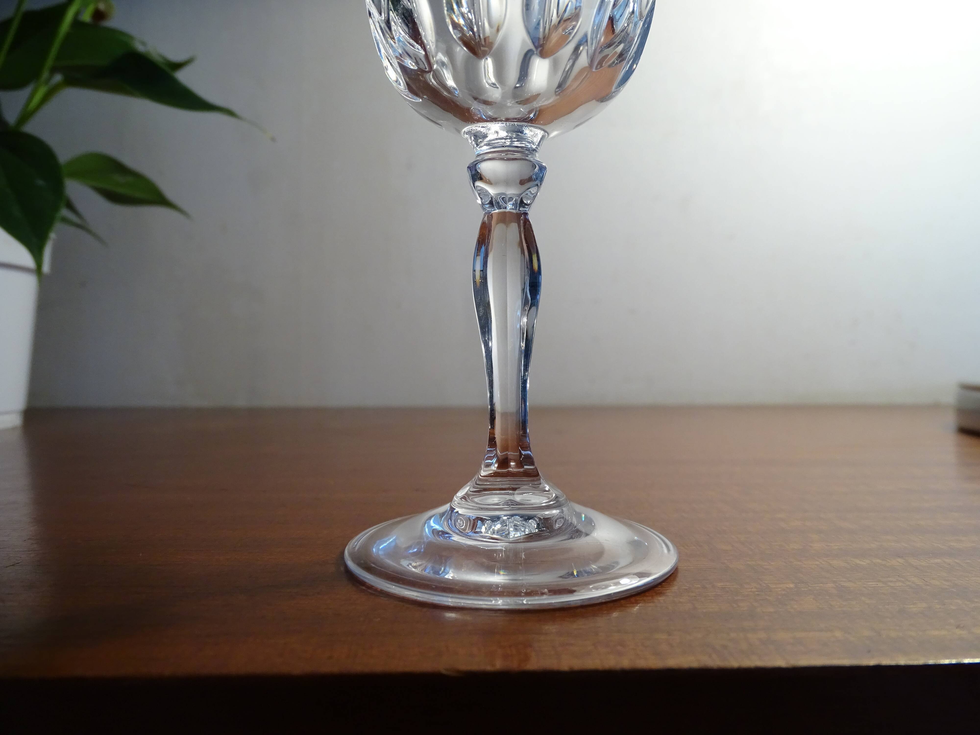 6 verres vin rouge Cristal d'Arques JG Durand Villiers 11,5 cl taille Beaulieu