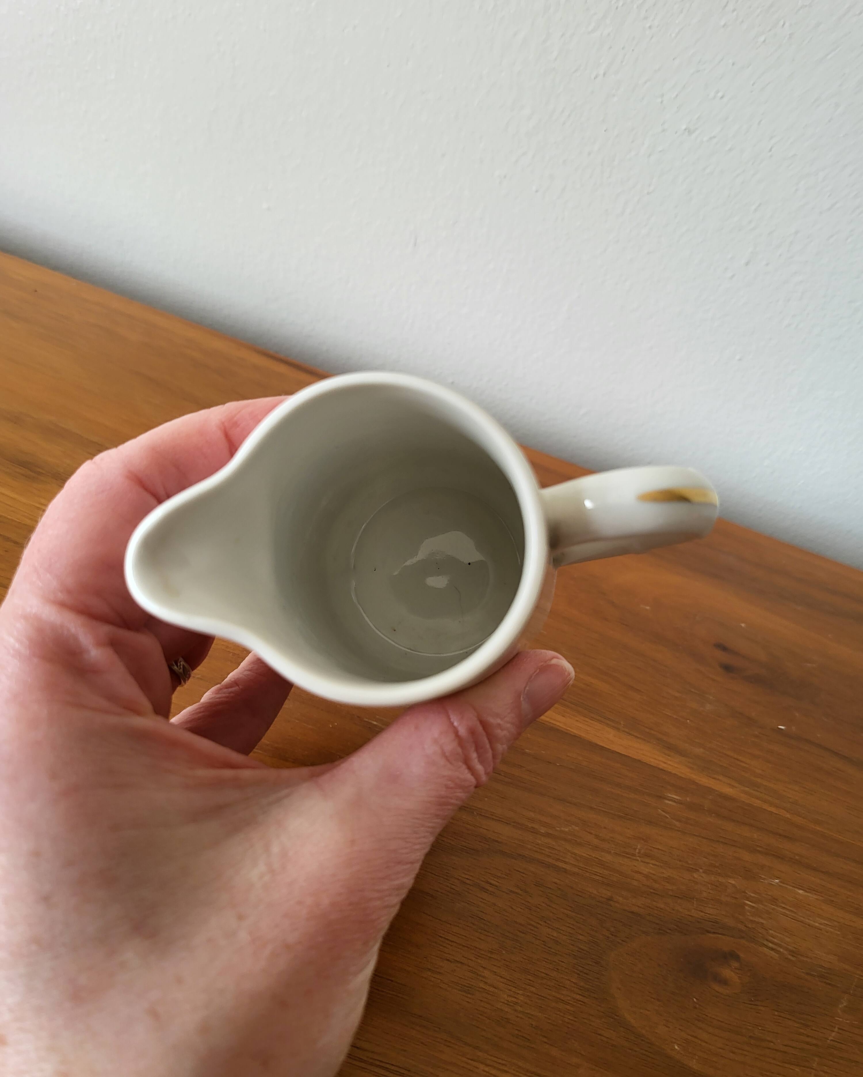 Small Jug Milk Jug Creamer in Porcelain